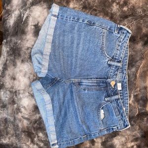 Denim shorts